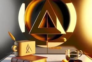 Alchemie-Symbol Gold