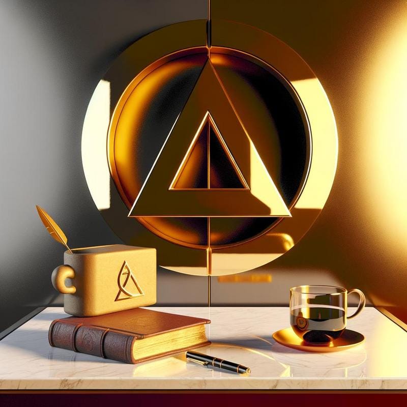 Alchemie-Symbol Gold