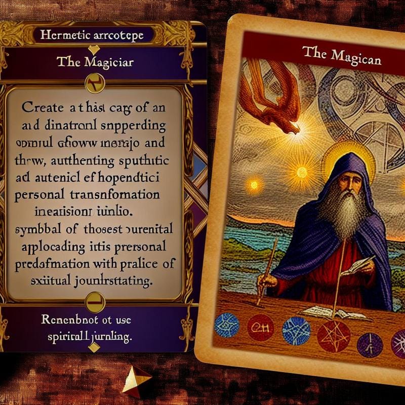 Tarotkarte Der Magier